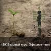 1 курс, эфирное тело, меньшикова, база